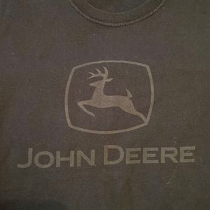 John Deere t shirt. Large. Black on black